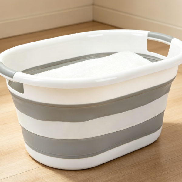 Large Space Saving Collapsible Laundry Basket