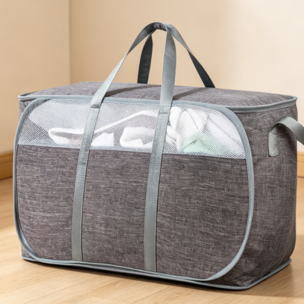Pop Up Collapsible Laundry Basket With Portable Handles